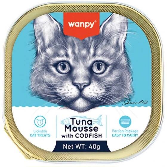 ووم گربه ونپی با طعم ماهی کاد